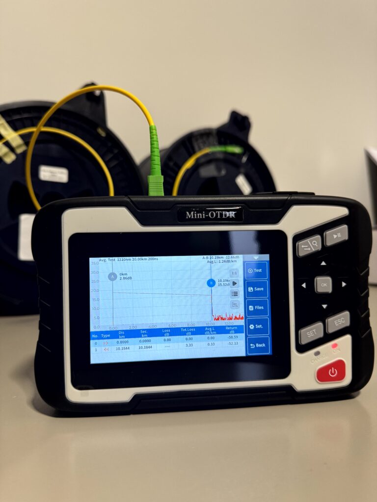 manutenção em OTDR